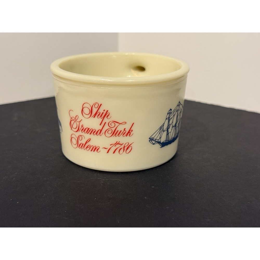 Vintage Old Spice Shaving Mug Ship Grand Turk Salem 1786 Shulton 6 oz Cup